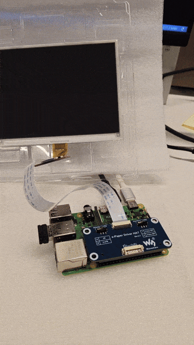 Rpi Analog Clock 2Hz demo