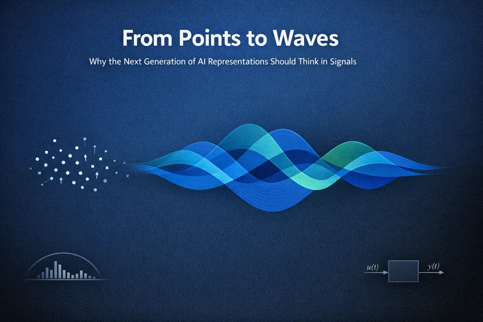 AI-Generated Cover Image — From Points to Waves