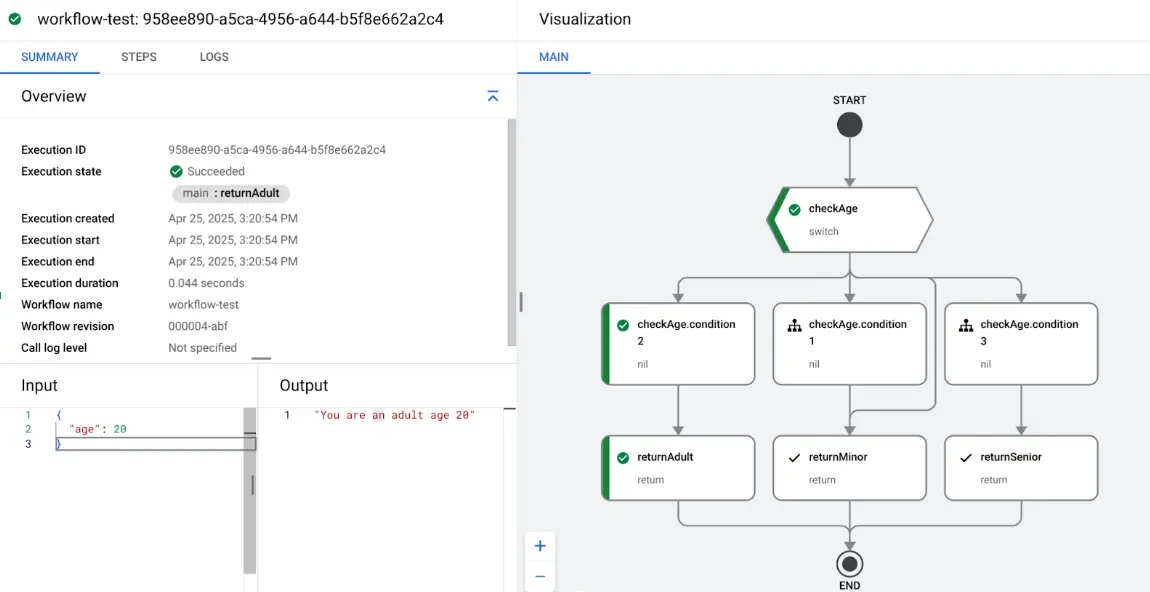 Example of Conditional Logic