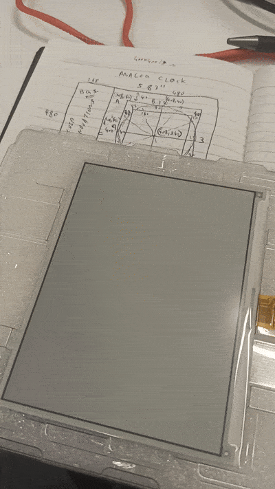 Analog clock 2Hz