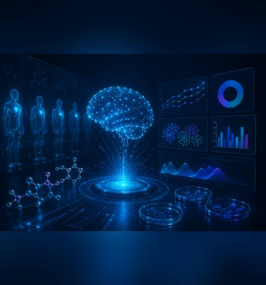 AI-powered clinical trial analytics and safety monitoring dashboard