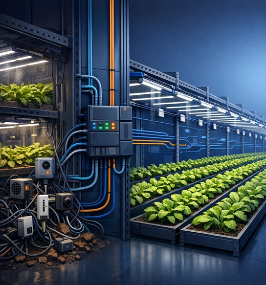 IoT-Powered AgTech Platform for Smart Lighting and Crop Optimization