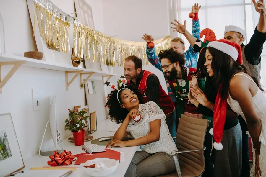 Festive celebration at the Infocusp office